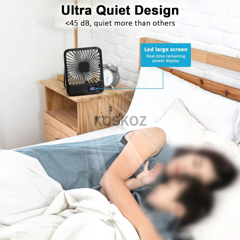 Portable USB Desk Fan