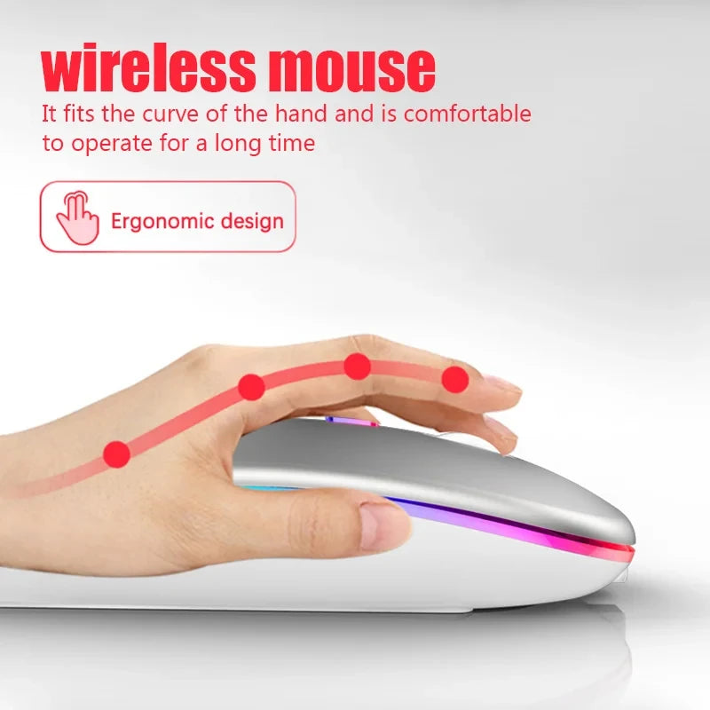 Wireless Rechargeable Bluetooth Mouse