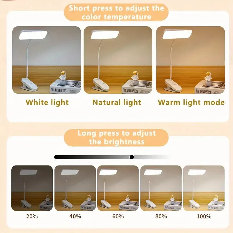 Clip-on USB Desk Lamp